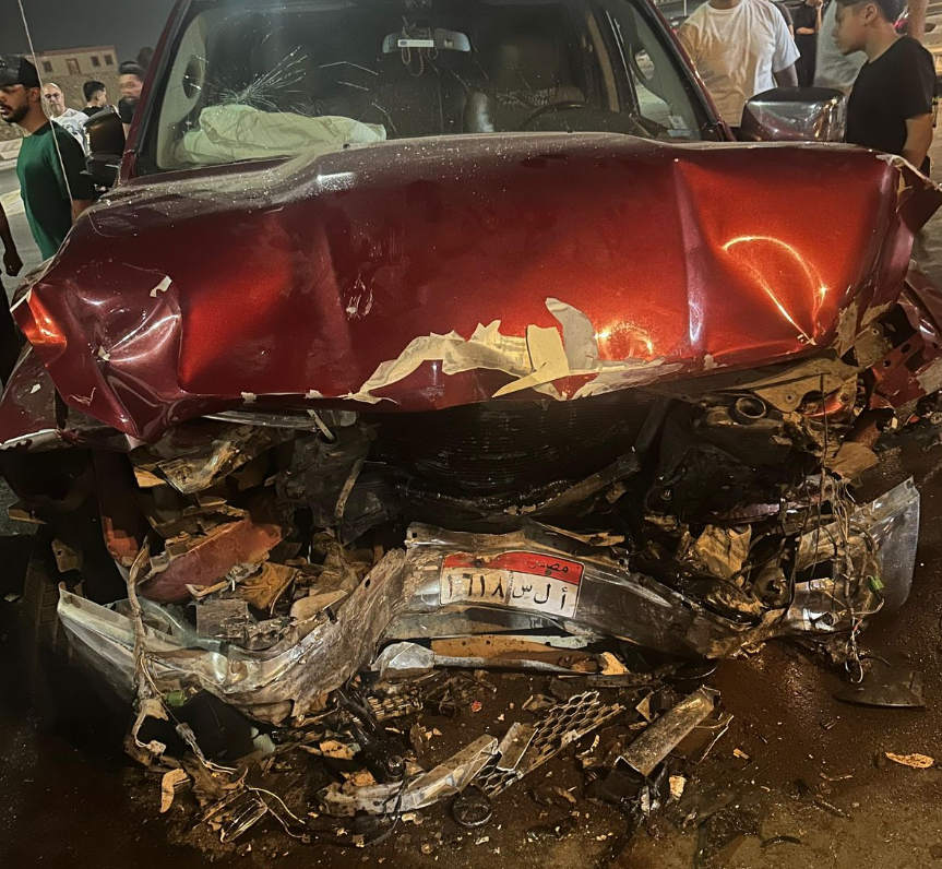 حادث تصادم بالمقطم