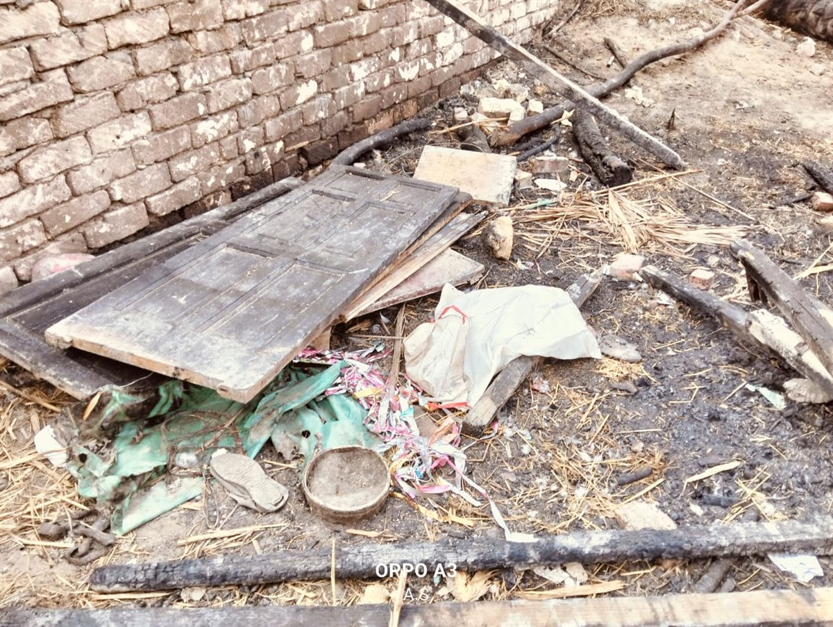 جانب من مكان الحادث، فيتو