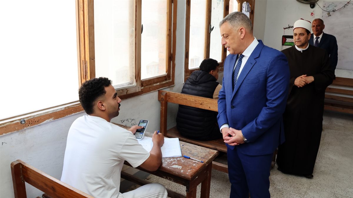 محافظ الإسماعيلية خلال تفقده للجان، فيتو