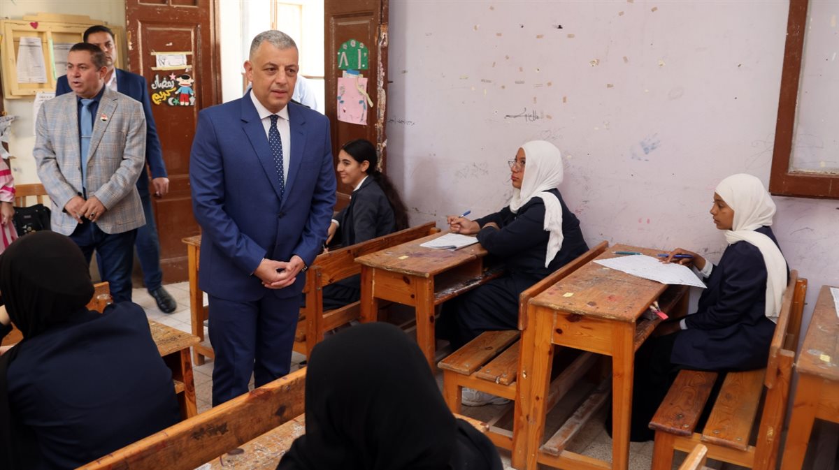 محافظ الإسماعيلية خلال تفقده للجان، فيتو