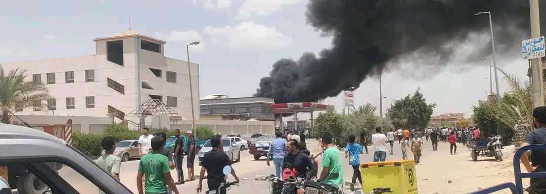 السيطرة على حريق سيارة وقود قبل تفريغها وإنقاذ محطة بنزين من كارثة محققة بالشرقية،فيتو