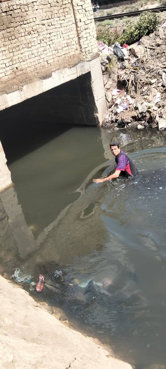 جهود انتشال جثتان من مياة نهر النيل القناطر  ، فيتو 