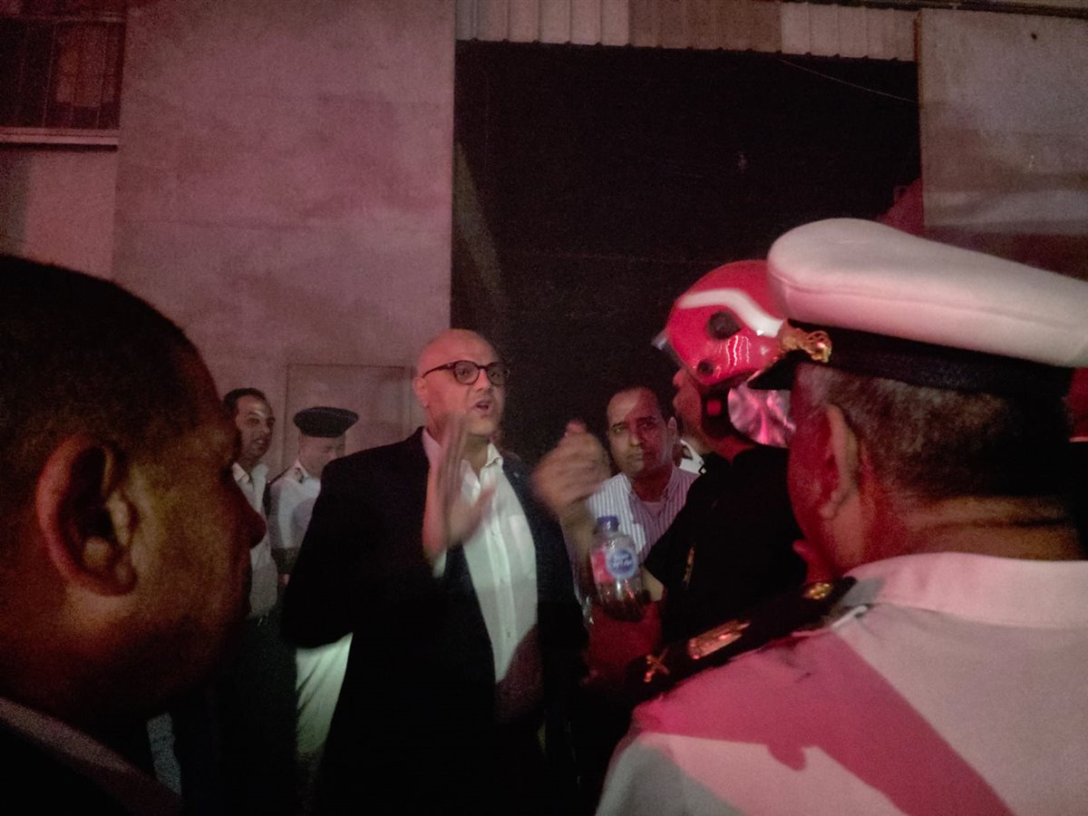 متابعة حريق مصنع سلك المواعين بالقناطر الخيرية،فيتو