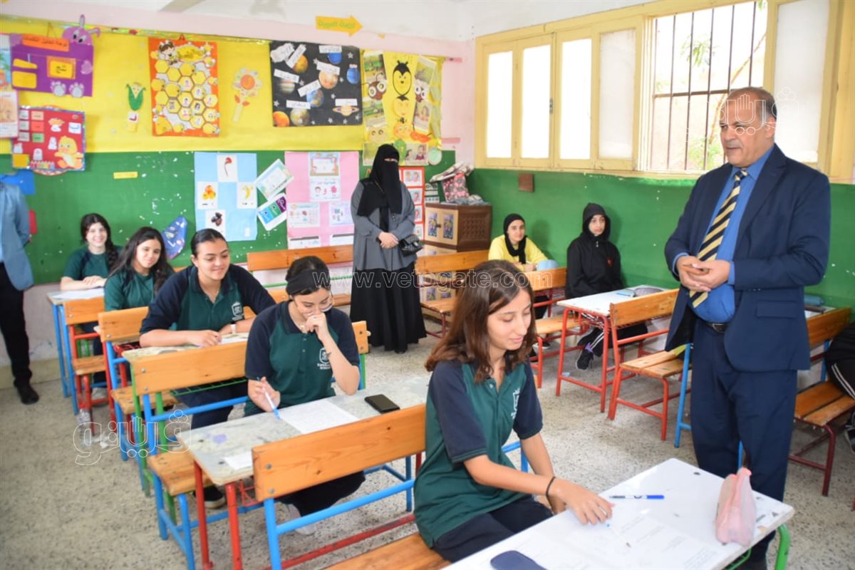 تعليم بورسعيد يتفقد امتحانات الإعدادية بالجنوب، فيتو