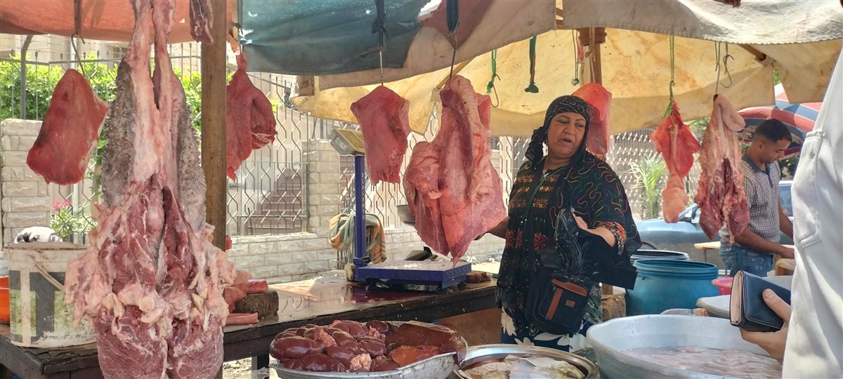 أسعار حلويات اللحوم في مدبح السيدة زينب