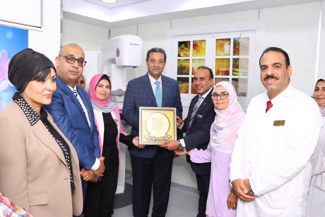 محافظ دمياط يفتتح وحدة الماموجرام بمستشفى الزرقا المركزي ضمن احتفالات العيد القومي