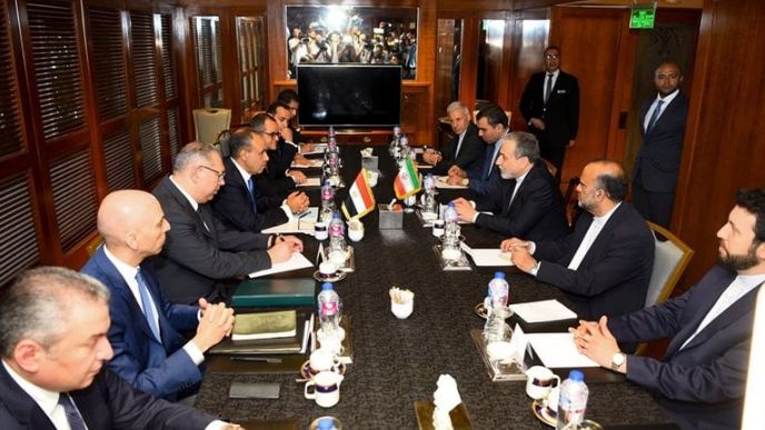 لقاء عبدالعاطي ونظيره الإيراني، فيتو