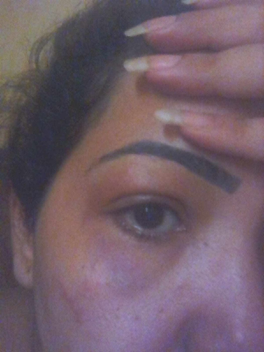 جانب من واقعه الاعتداء علي سالمة