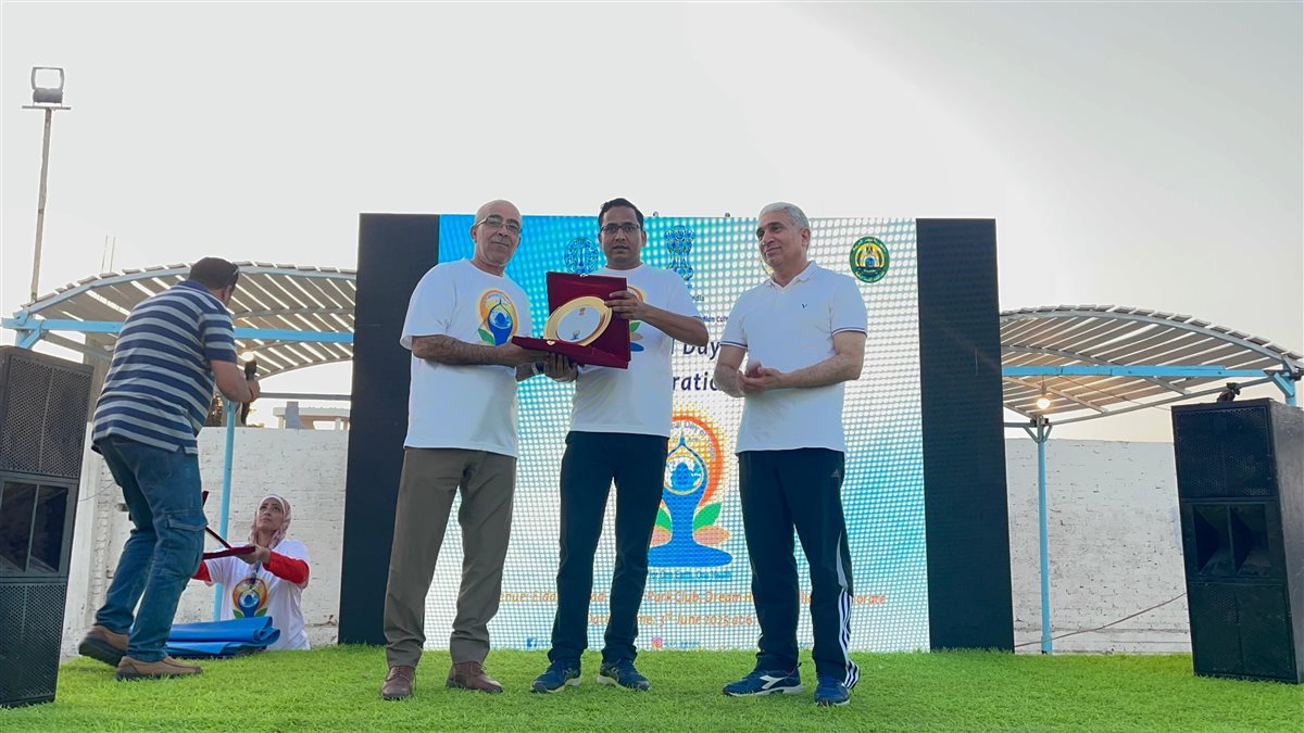 جانب من فاعليات اليوم العالمي لليوجا، فيتو