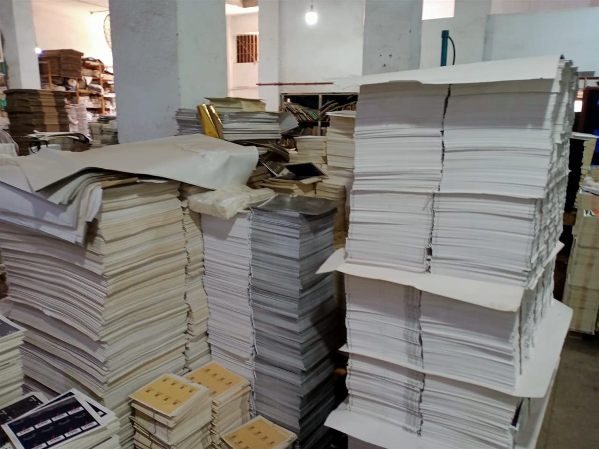 <strong>ضبط مدير مطبعة بداخلها 113ألف مطبوع تجارى بدون تفويض</strong>