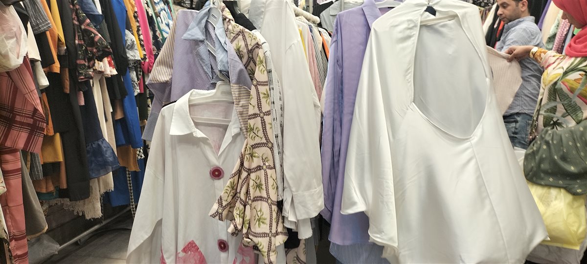 أسعار الملابس النسائية للعيد في الوكالة 