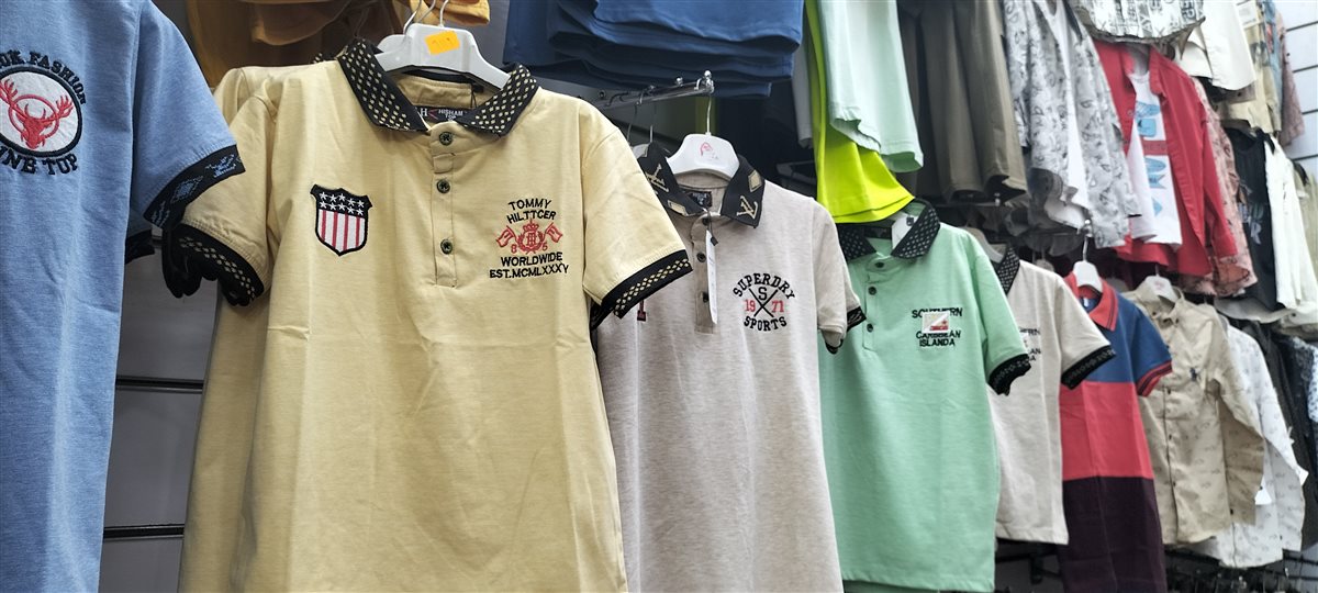 أسعار ملابس العيد للاطفال في وكالة البلح