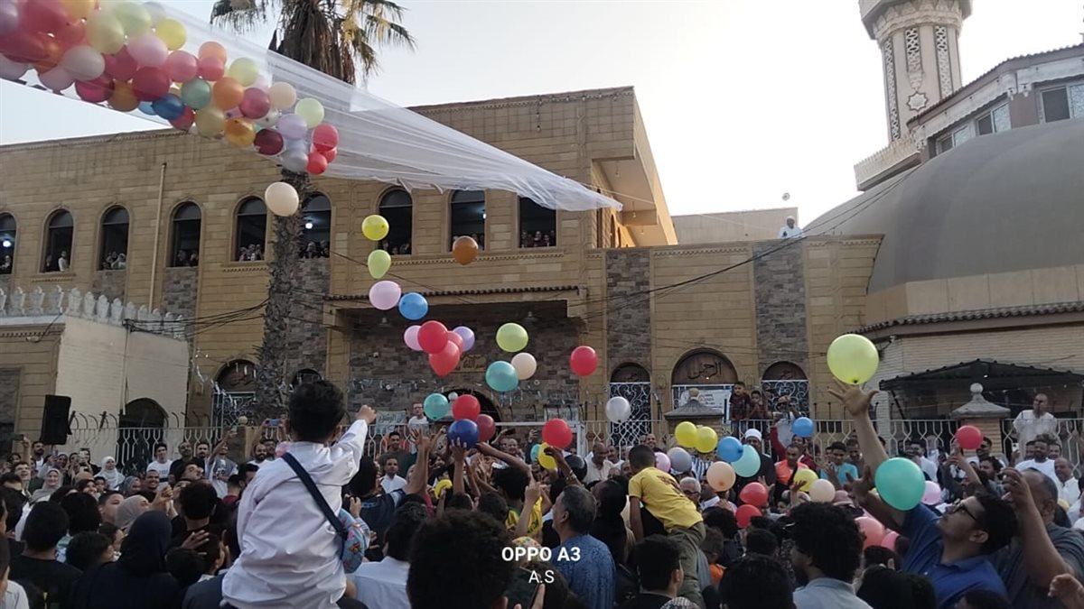 جانب من صلاة العيد بالإسماعيلية، فيتو