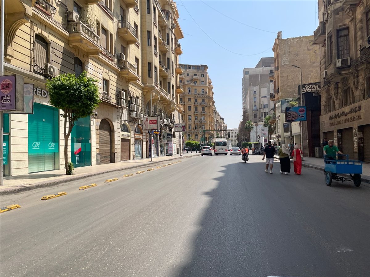 شوارع وسط البلد اول ايام عيد الاضحى