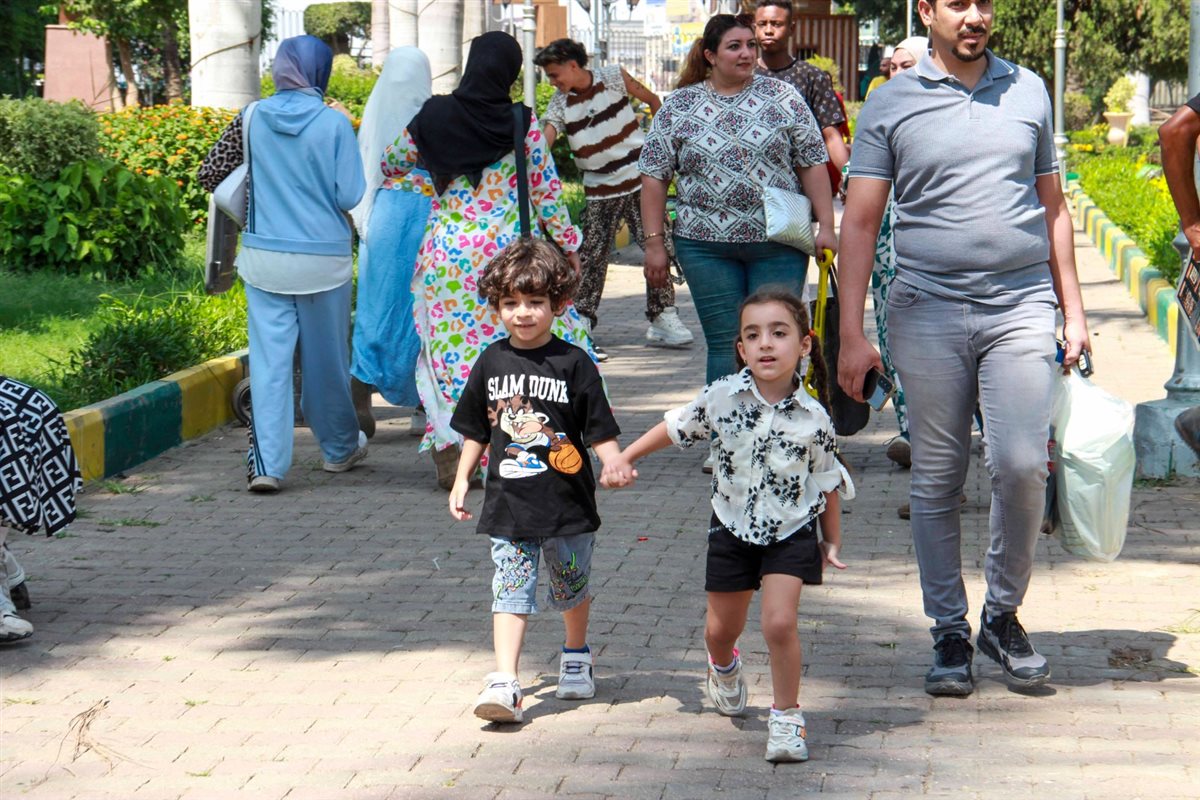 إقبال ضعيف على حديقة الحريقة 