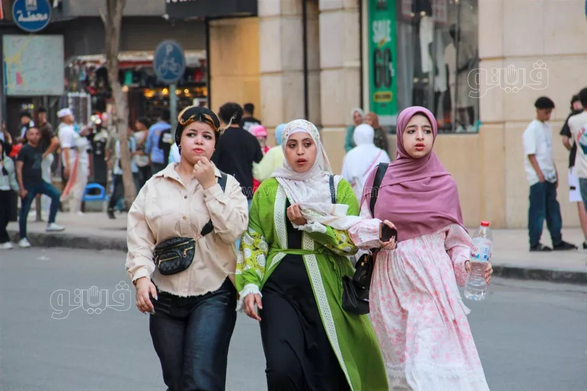 شوارع وسط البلد أول أيام عيد الأضحى