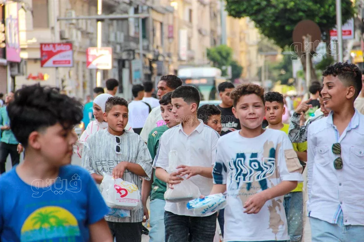 شوارع وسط البلد أول أيام عيد الأضحى