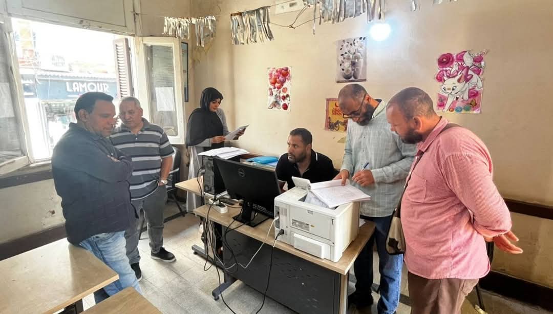 جانب من أعمال المتابعة،فيتو