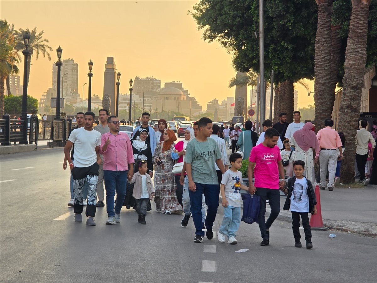 كورنيش النيل في ثالث أيام عيد الأضحى 