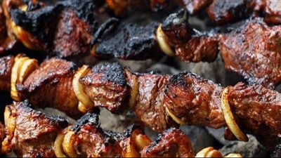 طريقة عمل اللحمة المشوية 