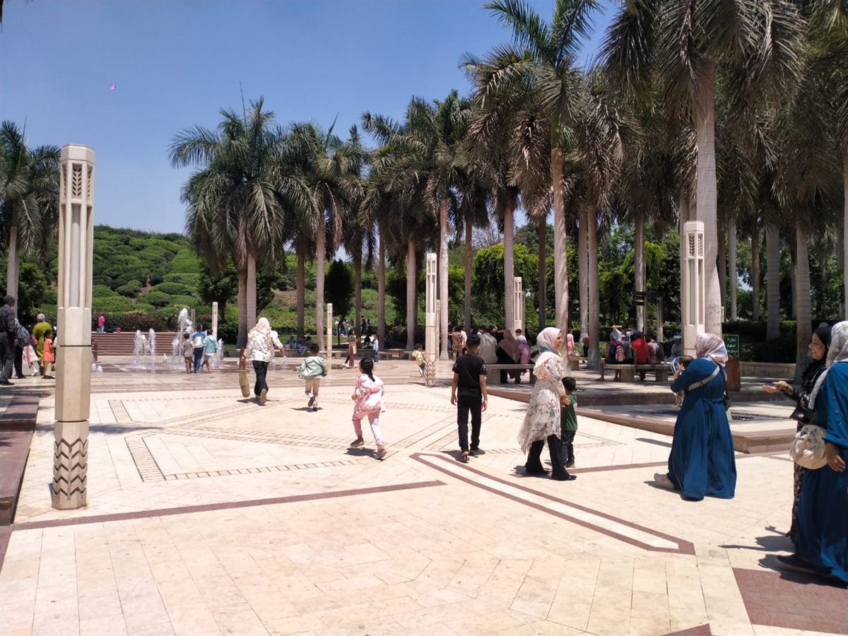 حديقة الأزهر رابع أيام عيد الأضحى 