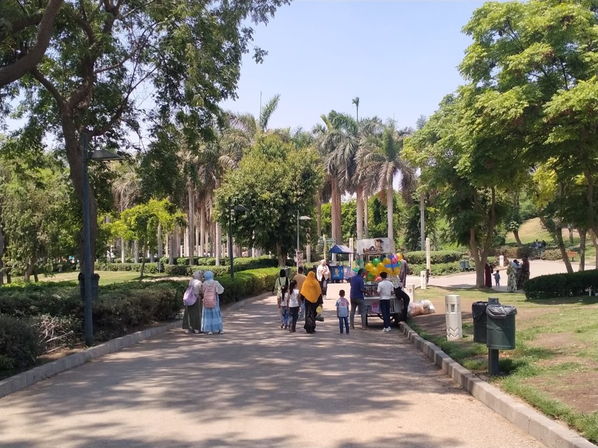 حديقة الأزهر رابع أيام عيد الأضحى 