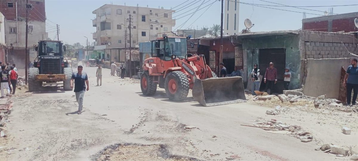 جانب من أعمال الإزالة، فيتو