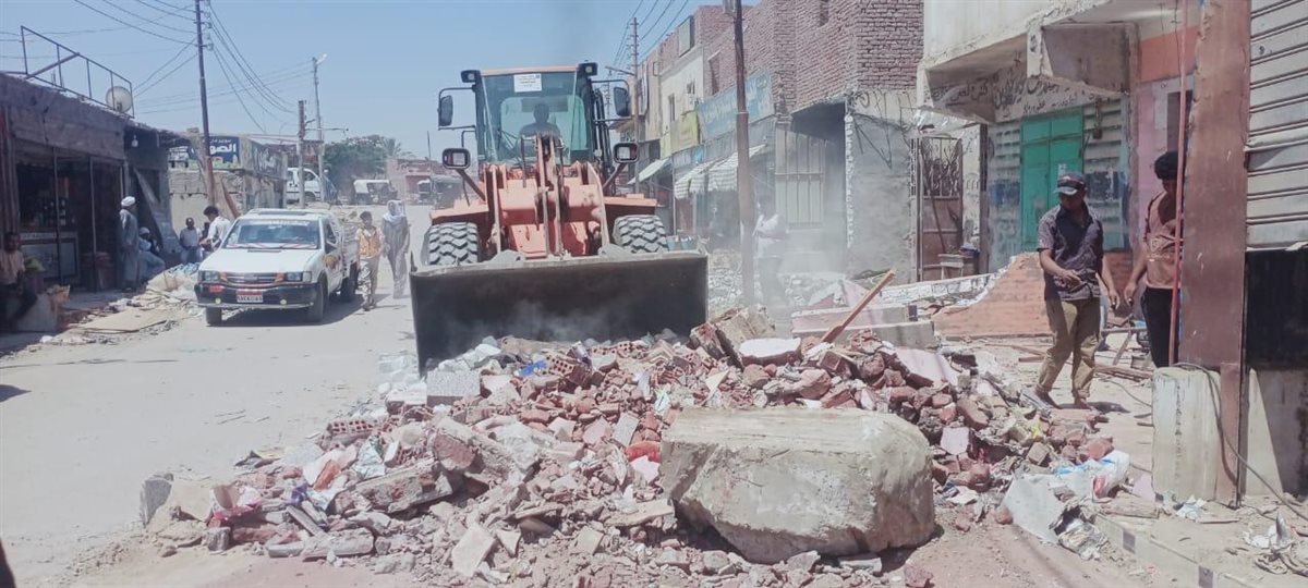 جانب من أعمال الإزالات، فيتو