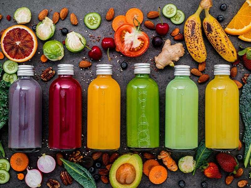 فوائد العصائر الطازجة