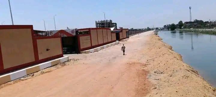 جانب من أعمال تطوير محور القنطرة غرب، فيتو