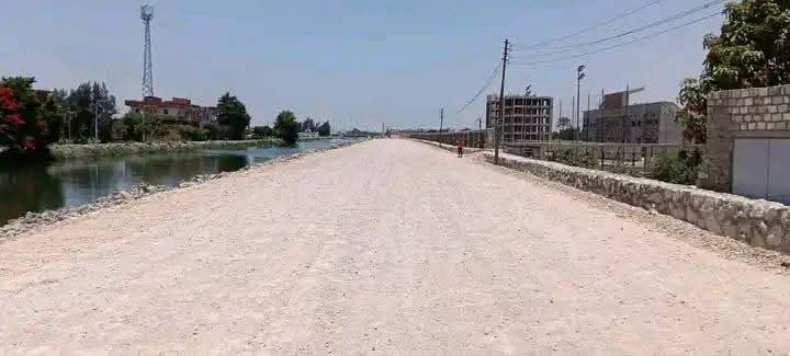 جانب من أعمال تطوير محور القنطرة غرب، فيتو