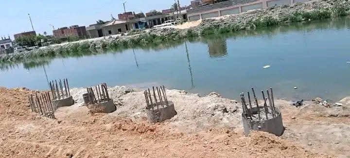 جانب من أعمال تطوير محور القنطرة غرب، فيتو