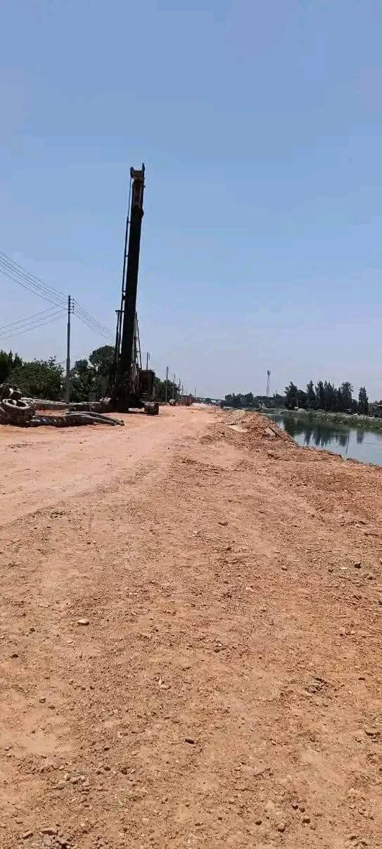 جانب من أعمال تطوير محور القنطرة غرب، فيتو