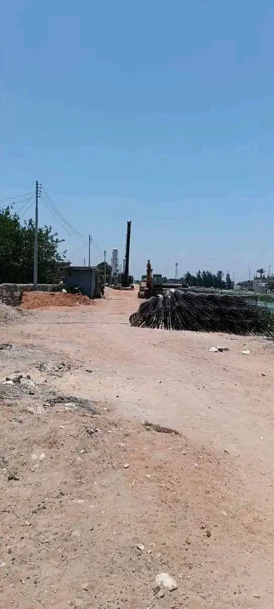 جانب من أعمال تطوير محور القنطرة غرب، فيتو