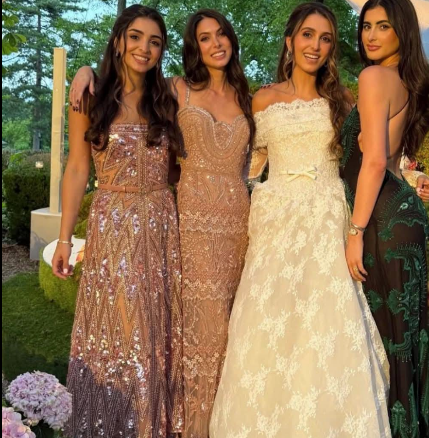 إيمان محمد رضا بهلوي في حفل زفافها، فيتو