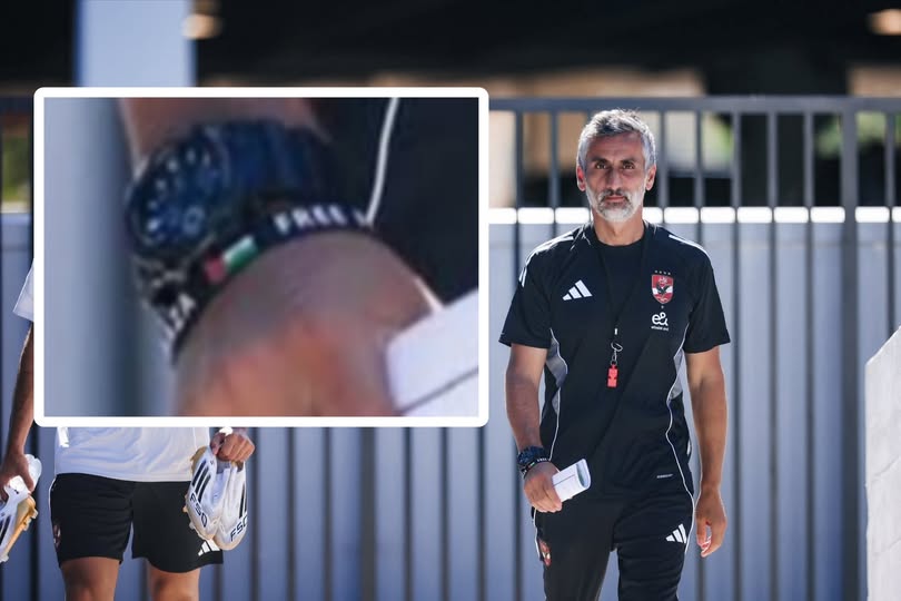 ريبيرو مدرب الأهلي يدعم القضية الفلسطينية