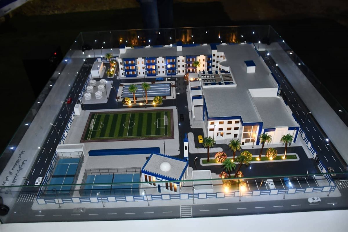 وزير الشباب والرياضة ومحافظ دمياط يتابعان أعمال تطوير المدينة الشبابية برأس البر