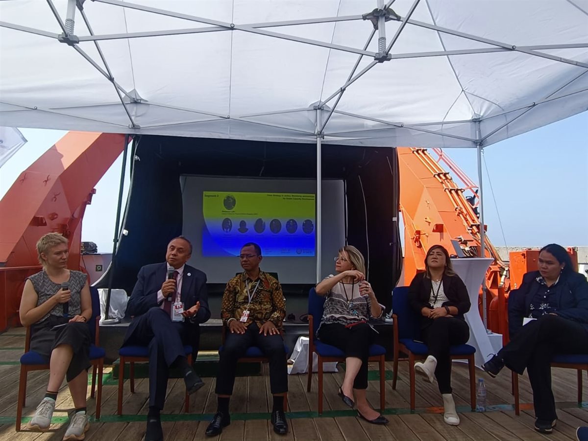 مشاركة معهد علوم البحار في مؤتمر المحيط بالأمم المتحدة