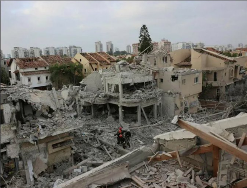 ظهور حالة الدمار الشديد في تل أبيب، فيتو