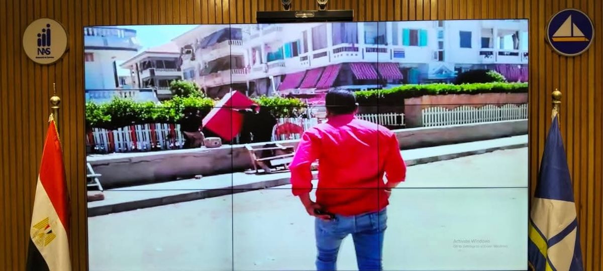 حملة موسعة لإزالة الإشغالات والمخالفات برأس البر