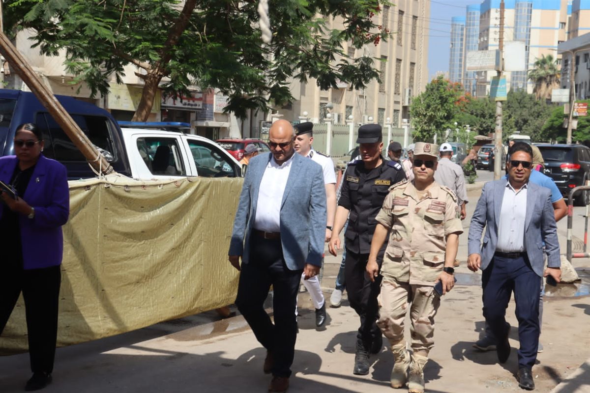 محافظ القليوبية يتفقد لجان الثانوية العامة، صور 