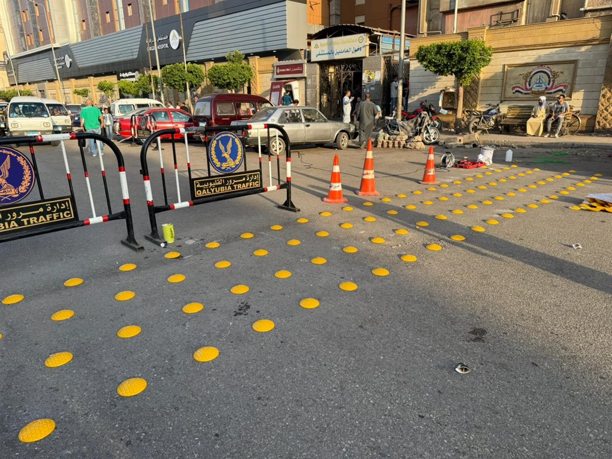 مطبات امام مستشفي بنها الجامعي،فيتو