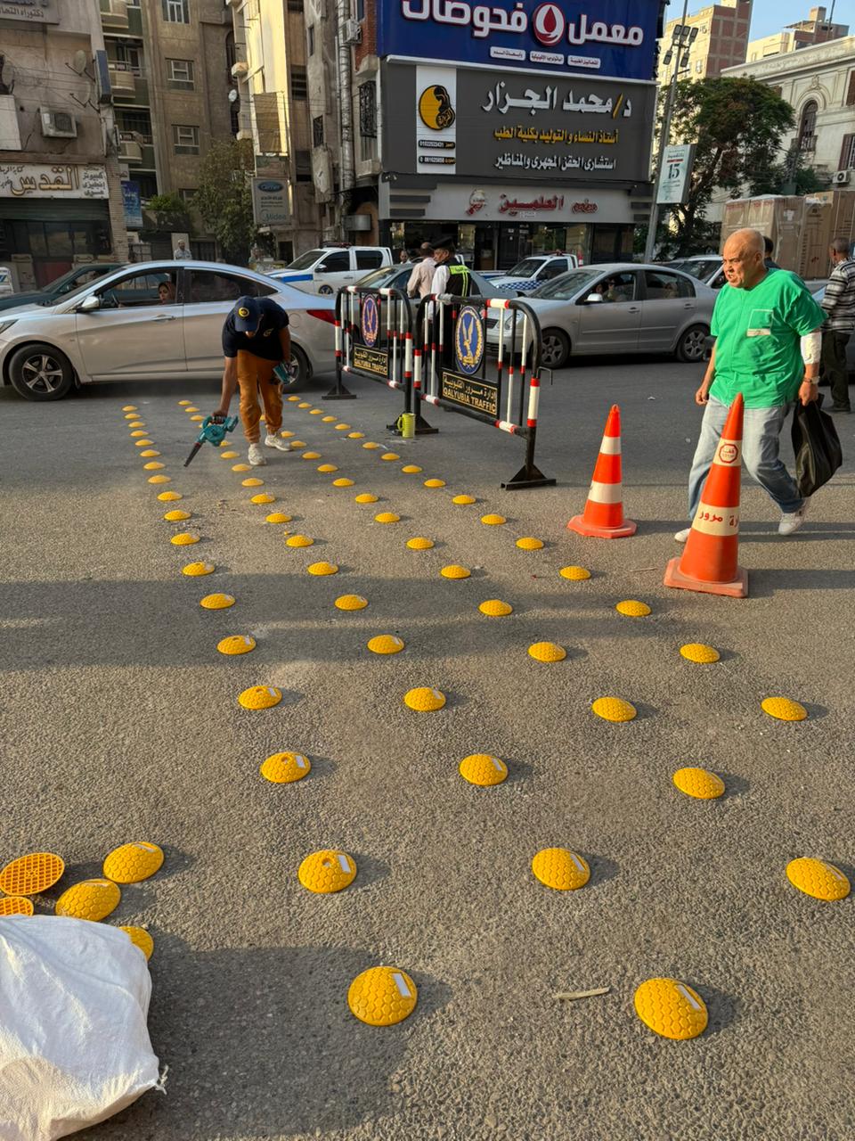 مطبات امام مستشفي بنها الجامعي،فيتو