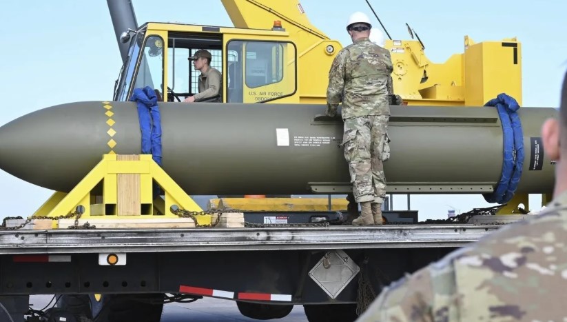 قنبلة من طراز «جي بي يو 57» الخارقة للتحصينات، فيتو