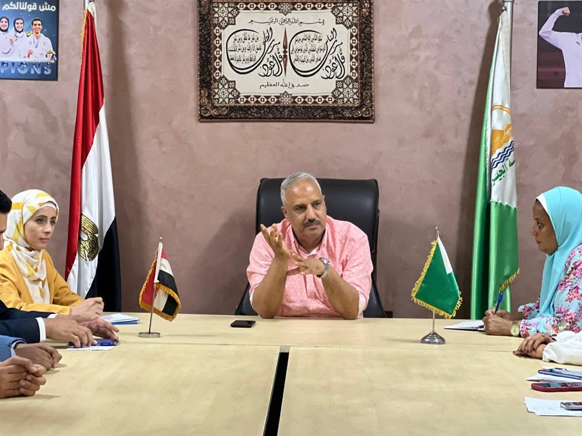 الصبروط خلال لقائه ممثلي الكيانات الشبابية بالجيزة 