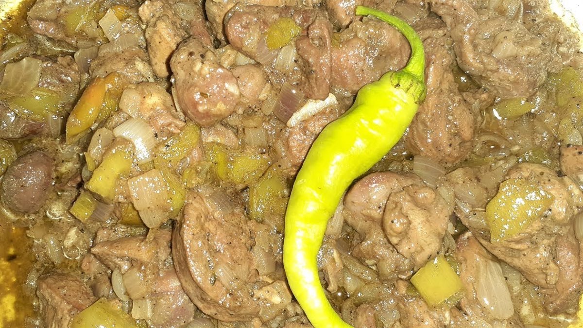 الكبد والقوانص بالزبدة