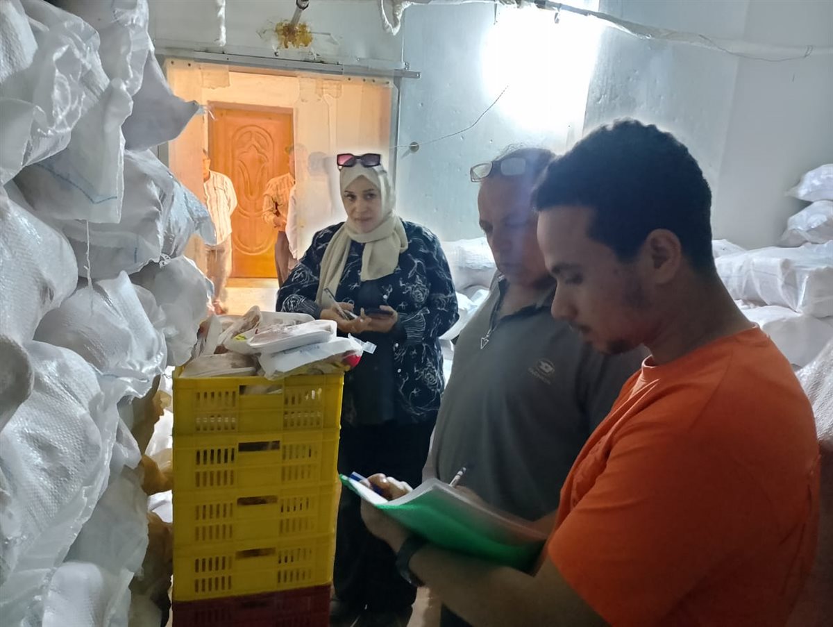 حملة تموينية رقابية موسعة لضبط الأسواق بدمياط