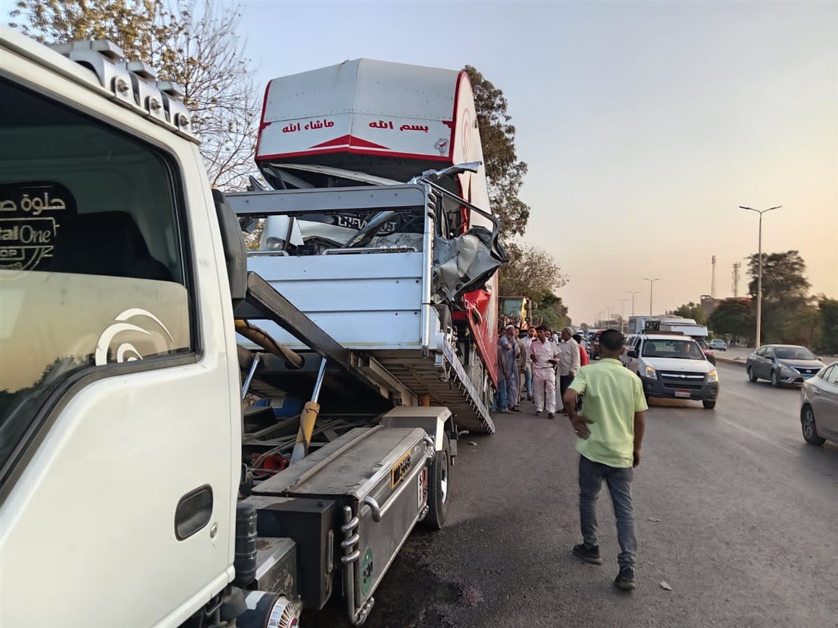 حادث تصادم بالطريق الزراعي،فيتو