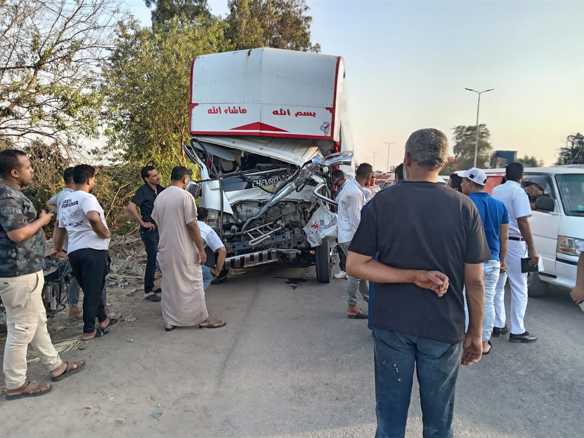 حادث تصادم بالطريق الزراعي،فيتو