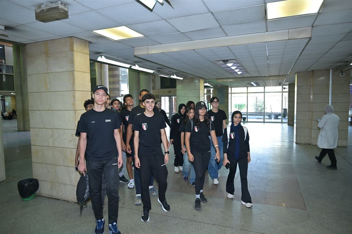 بعثة الاتحاد المصري لألعاب القوى في جامعة القاهرة